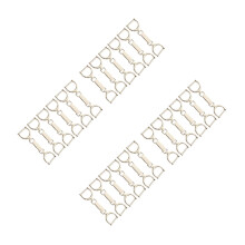 24Stk Silber Ketten Schnalle Für Taschen Gürtel DIY Mode