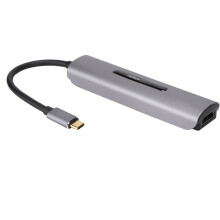Dual Output USB C Hub Super Speed Data Transfer High Power Delivery Touch Screen Replacement HDMI VGA Adapter Samsung Dex Desktop Docking Station