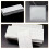 Selbstklebende Schmuckbeutel Halskettenhalter PVC Silber 3