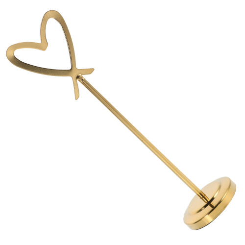 3Stk Elegante Goldene -Kartenhalter Aus Für Tischdisplay 1