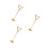 3Stk Elegante Goldene -Kartenhalter Aus Für Tischdisplay 5