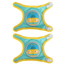 Adjustable Baby Knee & Elbow Pads, Cotton, 27x15cm, 0-5 Years
