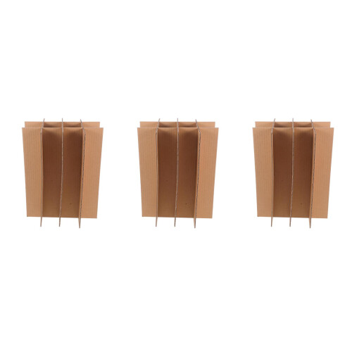 15Stk Karton Divider Für Verpackung Von Weinflaschen Beige 2