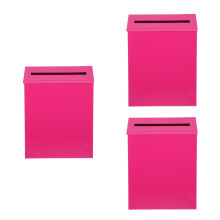 3Stk Dekorativer Briefkasten Rosé Vintage Für