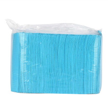 3Ply Waterproof Disposable Dental Bibs for Tattoo Artists, Soft Polyback Towel Patient Napkin with Multi Applications, Blue Medical Tray Cover for