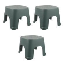 3Stk Kinderbadhocker Kunststoff Grün Ergonomisch Rutschfest Für Bad
