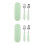 2Ensembles Accessoires Bébé Vert Fourchette Acier PP Durable 6