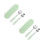 2Ensembles Accessoires Bébé Vert Fourchette Acier PP Durable 7