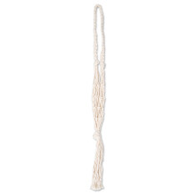 Nature Home Decor Indoor Hanging Planter Basket Vintage-Inspired Macrame Plant Hanger With Stylish And Vintage Aesthetic Handmade Woven Cotton Rope