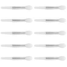10St Lipgloss Applicator Set Siliconen Borstel Met Opbergdoos