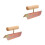 2Pcs Multi Use Construction Trowels Putty Cutter Scrapers for Home DIY 8