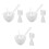 3Ensembles Bols Mélange Silicone Utiles Pour Et Beauté 9