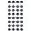 300Pièces Boîtes Rondes Noires Fermeture Pour Gâteaux 5