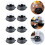 300Pièces Boîtes Rondes Noires Fermeture Pour Gâteaux 10