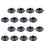 300Pièces Boîtes Rondes Noires Fermeture Pour Gâteaux 11