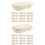 50Sets Takeaway Maaltijdbox Pulp Wegwerp Met in Khaki 6