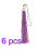 6Pièces Tassels Violet Pour Décoration , Polyester Résistant 1