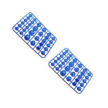 60Pièces Caches Vis ABS Bleu Protection Durable Style Original