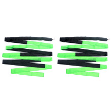 2Pcs Durable Green Kite Tail Streamers for Stunt and Large Kite Flying