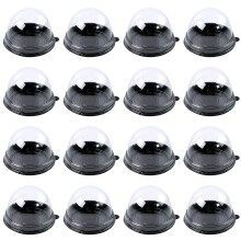 300Pièces Boîtes Rondes Noires Fermeture Pour Gâteaux