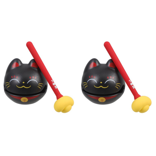 2Ensembles Blocs Tonaux Percussion ABS Noir Chat