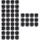 48 Pcs Sweatband Scrub Pu Grip 7