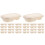 50Sets Takeaway Maaltijdbox Pulp Wegwerp Met in Khaki 1