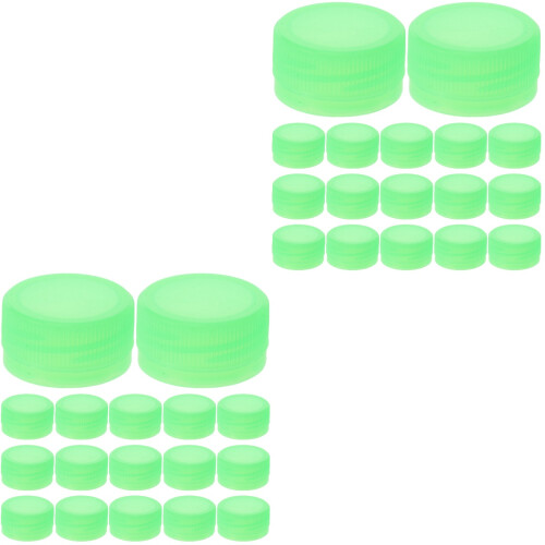 200Pièces Couvercles Bouteilles Vert DIY Pour Enfants