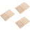 3Pcs Multiuse Wooden Playing Card Boxes Beige Storage Case for Poker 8