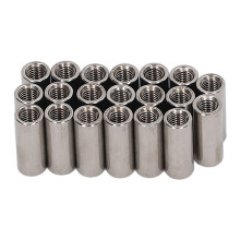 Strong And Durable Coupling Nut Round Coupling Nut Female Thread Stainless Steel Good Durability Rustproof Equipment Maintenance Home Decoration Easy