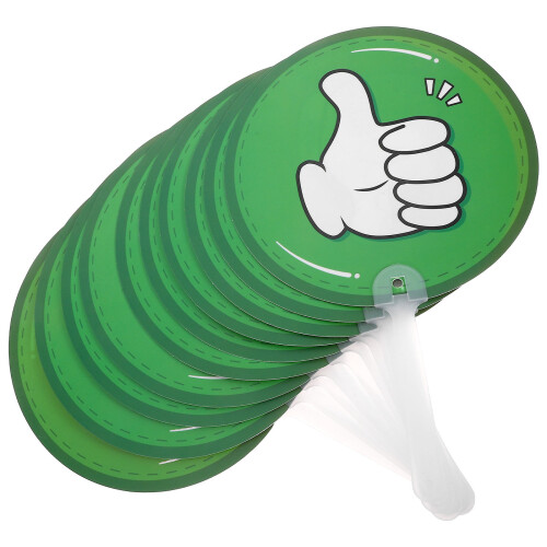 20Pièces Panneaux Réponse Rapide Plastique Multicolores Pour Élèves 1