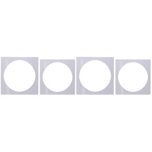 4Pièces Moules Empilables Acryliques Pour Gâteaux Et Desserts