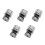 5Ensembles Boulons Aluminium Alliage Kit Vis Rapide Siège Argent 1