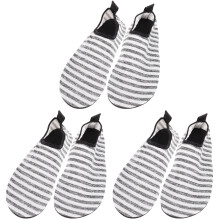 3Paires Baskets Aquatiques Confortables Et Légères Pour Sport Et Plage