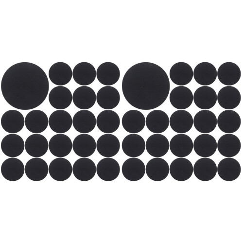 1000Pcs Black Felt Circles Self-Adhesive Felt Pads for DIY Crafts