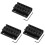 3Stk Gitarre Bridge Platte Schwarz Stahl Mit Set 1