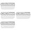 4Pcs Electric Toothbrush Wall Holders White Silicone Bathroom Storage 8