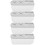 4Pcs Electric Toothbrush Wall Holders White Silicone Bathroom Storage 9