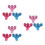 9Pcs Assorted Nurse Pen Holder Clips Metal Uniform Accessories 1