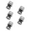 5Ensembles Boulons Aluminium Alliage Kit Vis Rapide Siège Argent 9