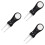 3Pièces Outils Training Golf Pliables Fourche Divot Noir Résistant 6