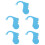 5Pcs Blue Car Driving Sleep Alarm ABS Ear Mounted Device 7