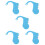 5Pcs Blue Car Driving Sleep Alarm ABS Ear Mounted Device 9