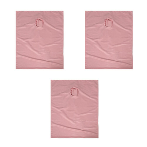 3Pcs Elastic Pink Massage Table Cover Washable Reusable Spa Bed Sheet