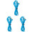 3Pcs Universal Sky-Blue Headphone Wire Long Replacement Audio Cable 1
