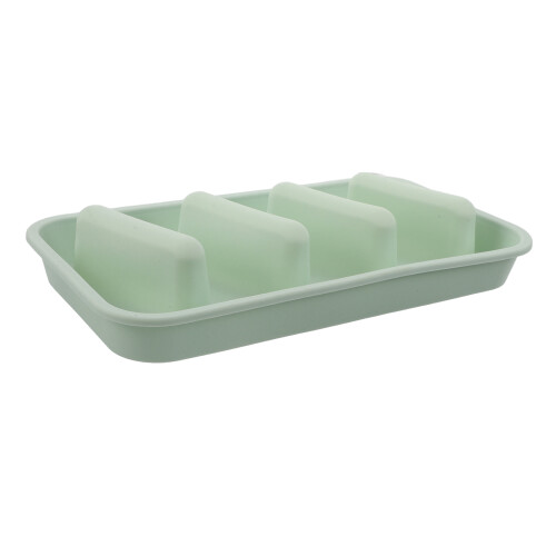 4Pièces Support Taco Silicone Vert Antidérapant Pour Stockage Facile 1