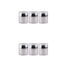 6Pcs Leakproof Airless PP Lotion Bottles for Cosmetics Portable Use