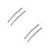 2Pairs Black DIY Bag Straps Durable Tote Handbag Replacement 1