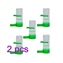 2 Pcs Birds With Drinking Water Feeder Feeding Watering Supplies