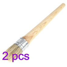 Multi-Color Round Wax Brushes for Furniture and Wall Restoration